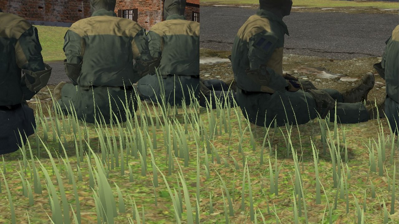 Players sat on the ground with their legs out in front of them